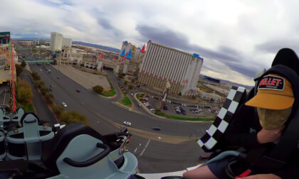 Las Vegas Strip Big Apple Roller Coaster Evan Everywhere 360 Las Vegas New York! New York! MGM Hotels