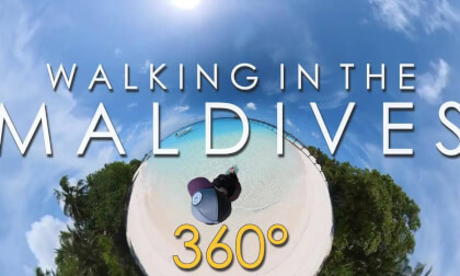 Walking with Insta360 One X2 in the Maldives in 360 (Part 1)