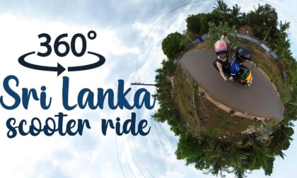 5K 360 Scooter Ride In Sri Lankan Countryside | Kalkudah, Pasikuda