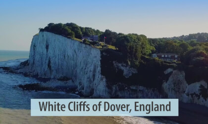 White (salt) Cliffs of Dover England  | Spatial 3D Conversion