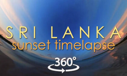 Sunsets in Sri Lanka VR 360