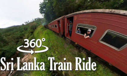 Riding That Famous Train in Sri Lanka! | VR 360 Travel