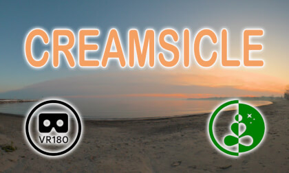 CREAMSICLE | Immersive VR180 Sunset at Westshore Beach (Pickering, Ontario)