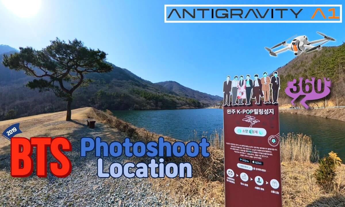 BTS 2019 SUMMER PACKAGE Photoshoot Location in Wanju Jeollabuk-do Korea l 360° Dronetour l Antigravity A1