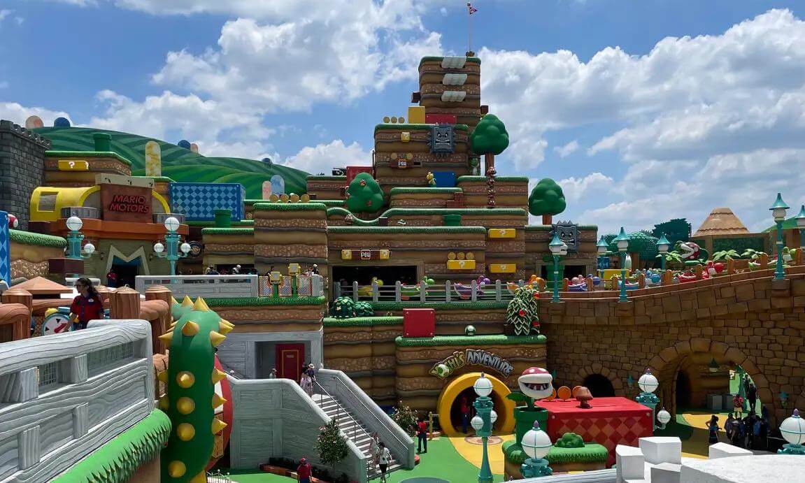 Super Nintendo World in Epic Universe 180VR 8K