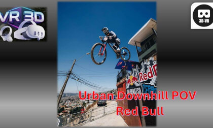 3D Intense Urban Downhill POV at Red Bull