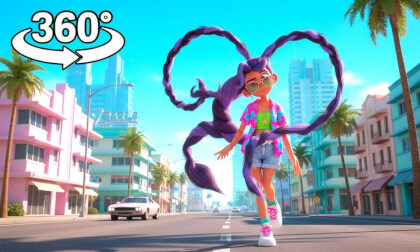 Lily Lovebraids Is In GTA Vice City 😱 | Poppy Playtime Chapter 5 360° VR