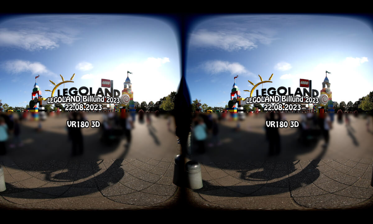 LEGOLAND Billund 2023: Kommentierter kleiner Rundgang in VR180 3D