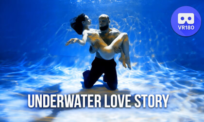 Underwater love story photosession backstage Underwater love story photosession backstage