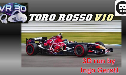3D REAL F1 POV Full Run Toro Rosso V10 at Hockenheim by Ingo Gerstl