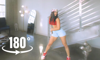 Miami dancer in 180° VR | Miami Studio Performance in 8K