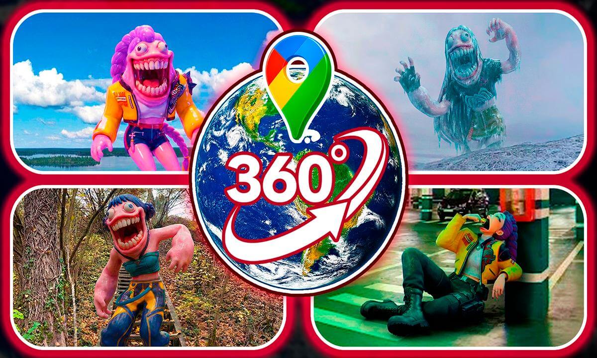 Strange K-POP Demon Hunter Characters Found on Google Maps! | VR 360°