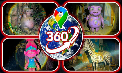 Giant DreamWorks Characters Found in Abandoned Places on Google Maps | VR 360°