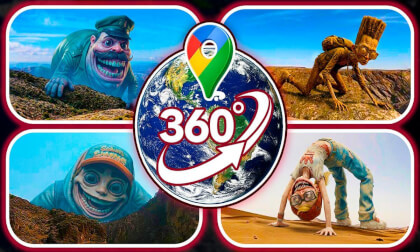 I Found Giant Cursed Subway Surfers 2 Characters on Google Maps | VR 360°