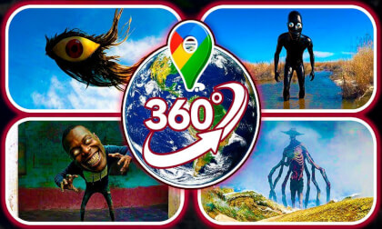 TOP 4 Mysterious Creepy Creatures Spotted on Google Maps! | VR 360°