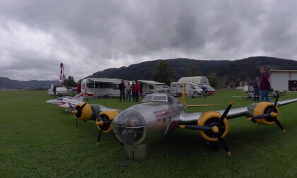 Warbird-Meeting in Leoben-Timmersdorf, Styria, Austria.