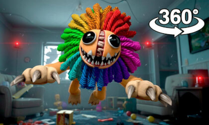 Yarnaby Found You at Home 💀 | Poppy Playtime Chapter 3 (VR 360°)