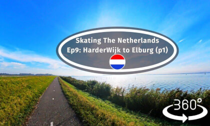 Inline Skating Travel: The Netherlands In #360 VR (Ep9) - Harderwijk To Elburg p1