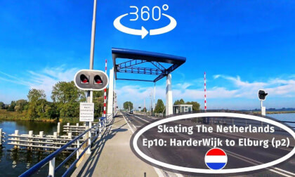 Inline Skating Travel: The Netherlands In #360 VR (Ep10) - Harderwijk To Elburg p2