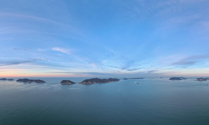 Antigravity A1 sunset flight over the beautiful Korean island of Jangjado ㅣ 군산 장자도 일몰비행