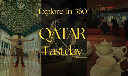 🌍🌀🇶🇦  360°  Last Day in Qatar – Luxury shopping, movie night & Lusail views in full 360° ! ✨ | Doha | QATAR