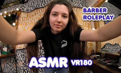 Gentle Barber Girl Takes Care of Your Hair & Beard – Personal Attention ASMR