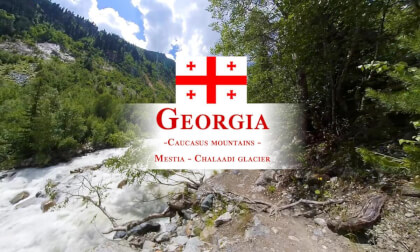 180 VR - Georgia 2025 - part 13 - Caucasus mountains -Chalaadi glacier trip