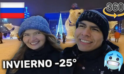 Siberia Winter Walk 360° | Life at -30°C in Russia