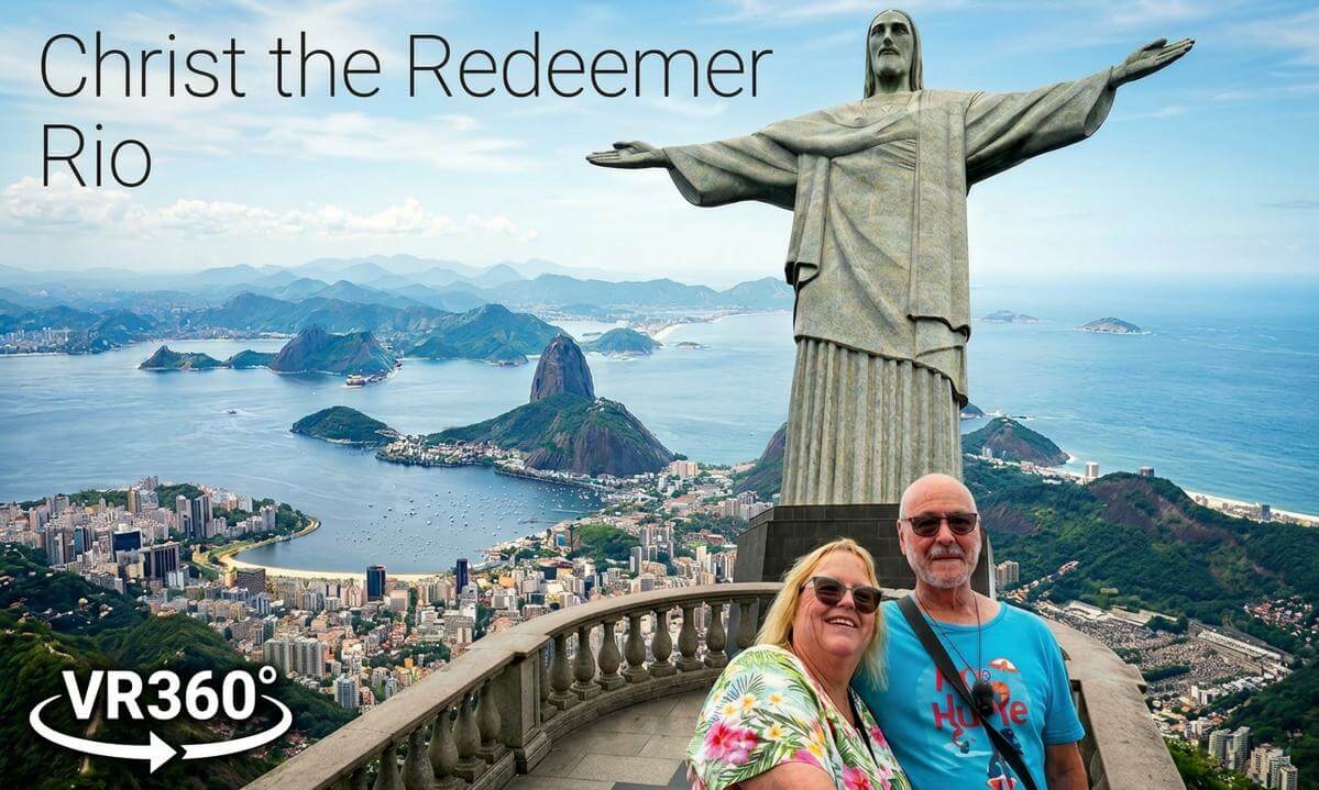 The Most STUNNING Views From Christ the Redeemer, Rio in VR360