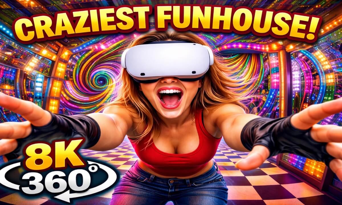 I Explored Niagara Falls’ CRAZIEST Funhouse in 8K 360° VR (You’re Inside It!)