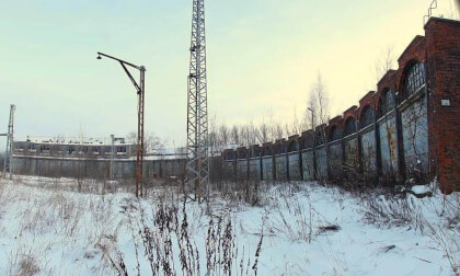 Abandoned Locomotive Depot Kutno, Poland, Urbex, 3D VR180 8K