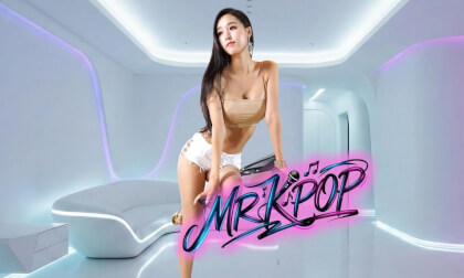 [MR MODEL] Kim Ga On #3 White Outfit Tube Road Photo Shoot  Passthrough 8K 3D  (김가온)
