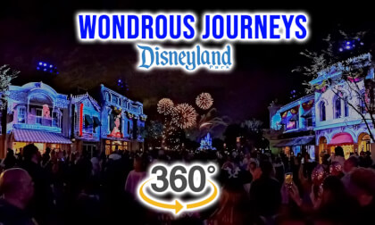 VR 360 Wondrous Journeys Fireworks Main Street USA View Full Show Disneyland 2026 02 15