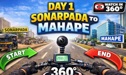 POV Cycling Ride in Dombivli  Daily Commute  Real Street Experience