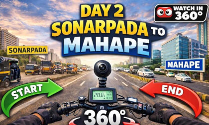 Ride along with me on a real daily cycling commute in Dombivli