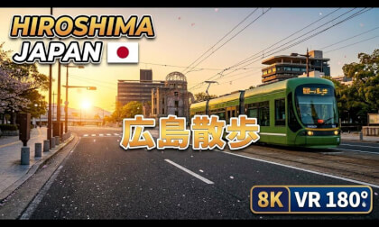 Cinematic Hiroshima: A Dreamy Tram Ride & City Walk