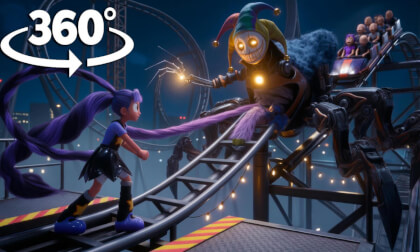 360° UNRIVALED Poppy Playtime 5 Roller Coaster: VR NIGHTMARE