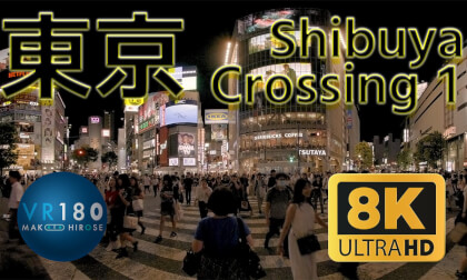 Shibuya Crossing 1 TOKYO -Travel JAPAN- 8K VR180 VR Video Shibuya Crossing 1 TOKYO -Travel JAPAN- 8K VR180 VR