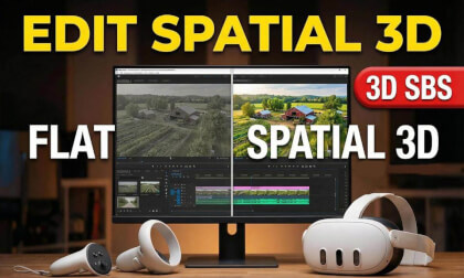 2D Video Editor for Spatial 3D Video | [SBS Tutorial]