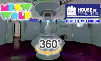 VR 360 Meow Wolf Santa Fe - House of Etrenal Return Complete Walkthrough 2026 01 15