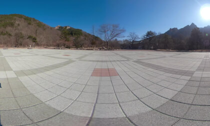 설악산 360 고프로 퓨전 녹화 테스트