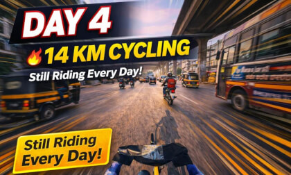 Morning Cycling POV – Dombivli City Streets | Daily Ride Day 4