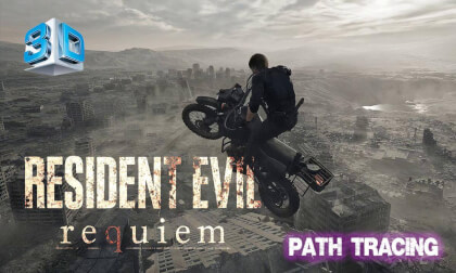 Resident Evil Requiem - (3D) Bike Chase | Path Tracing ver.