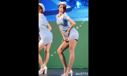 AOA - 140717 영스트리트 공개방송 에이오에이 - 짧은치마 혜정 직캠