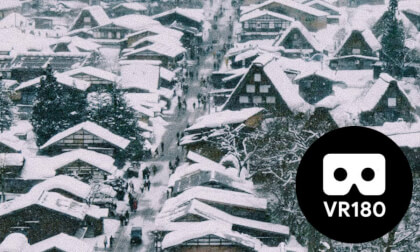 Exploring Japan's Most Beautiful Winter: Kenrokuen & UNESCO World Heritage Shirakawa-go: G.T.A.Japan【VR180/3D】