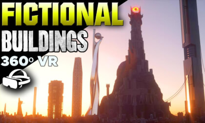 Fictional BUILDINGS Size Comparison (360º 8K)