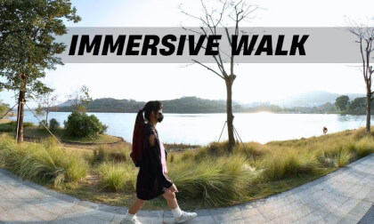 Immersive Stroll Through Jiuwei Wetland Park| Relaxation
