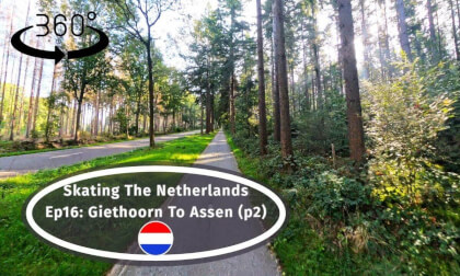 Traveling the Netherlands on Inline Skates In #360 VR (Ep16) - Giethoorn To Assen p2