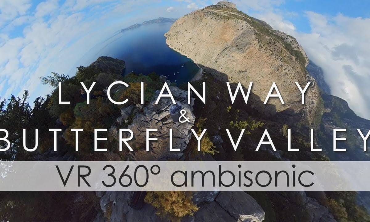 5K VR 360 Lycian Way & Butterfly Valley | Likya Yolu, Kelebekler Vadisi