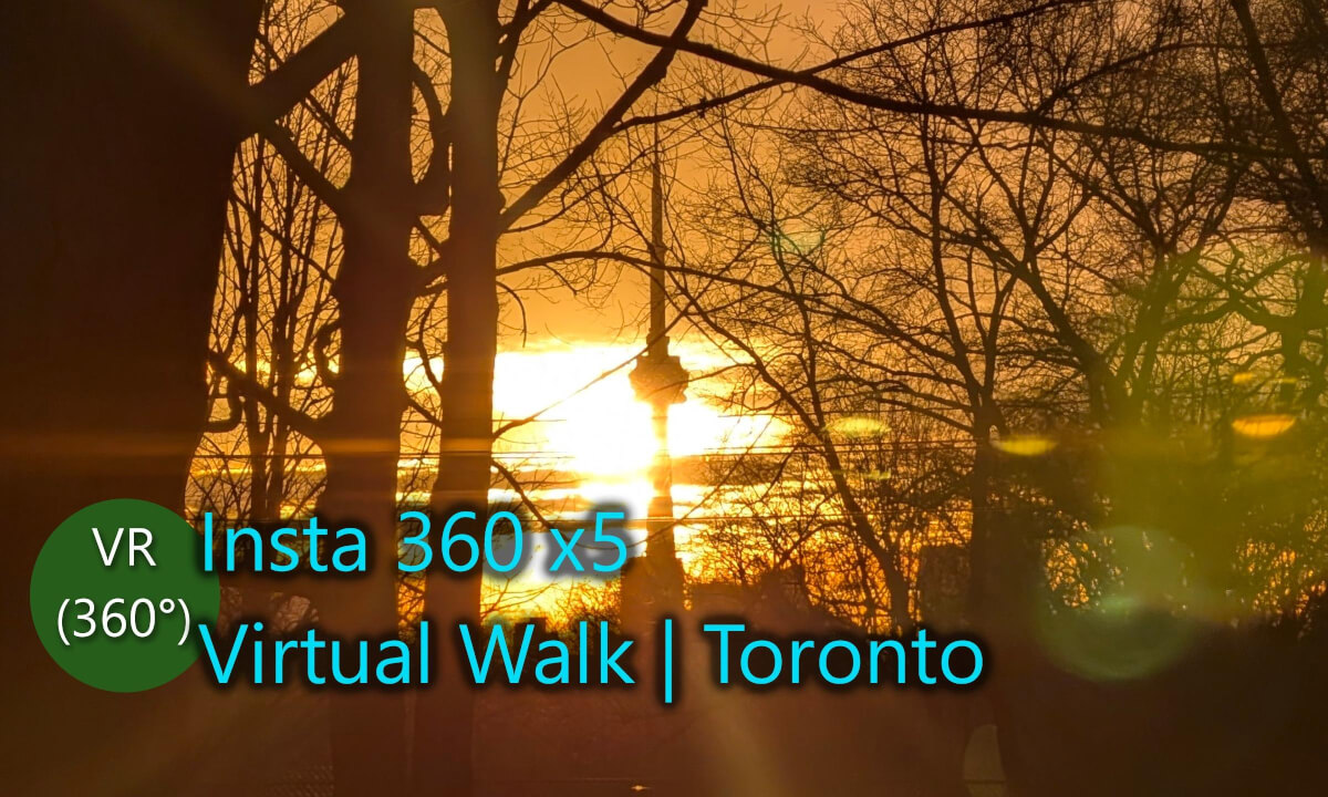 Golden Hour Walk | Early Spring in Toronto's High Park and Waterfront | Insta360 x5